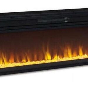 Signature Design by Ashley Contemporary Entertainment Accessories Electric Fireplace Insert Black