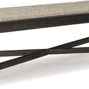 Signature Design by Ashley Tyler Creek Dining Bench, Black/Brown