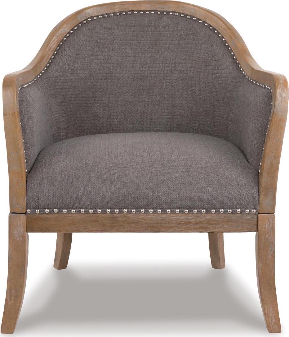 Signature Design by Ashley Contemporary Engineer Accent Chair Brown - Image 2