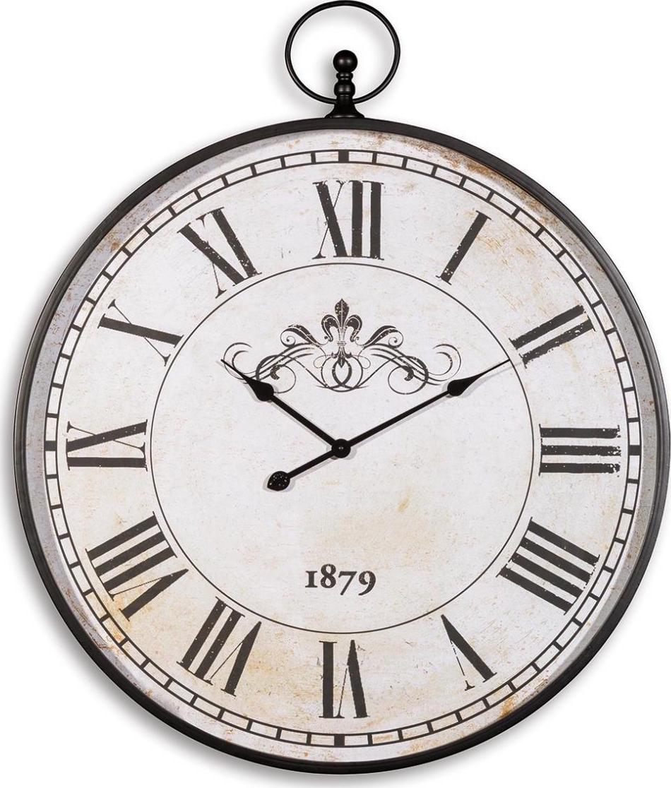 Signature Design by Ashley Traditional Augustina Wall Clock Antique Black