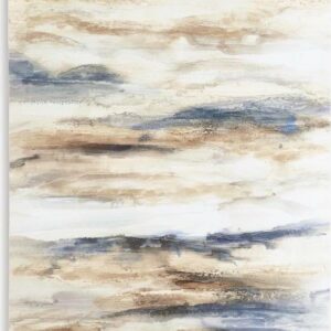 Signature Design by Ashley Contemporary Joely Wall Art Blue/Tan