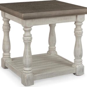 Signature Design by Ashley Casual Havalance End Table Gray/White