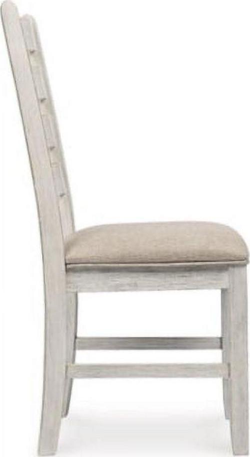 Signature Design by Ashley Skempton Dining Room Chair, Set of 2, White/Light Brown - Image 6