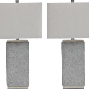 Signature Design by Ashley Contemporary Amergin Table Lamp (Set of 2) Grain