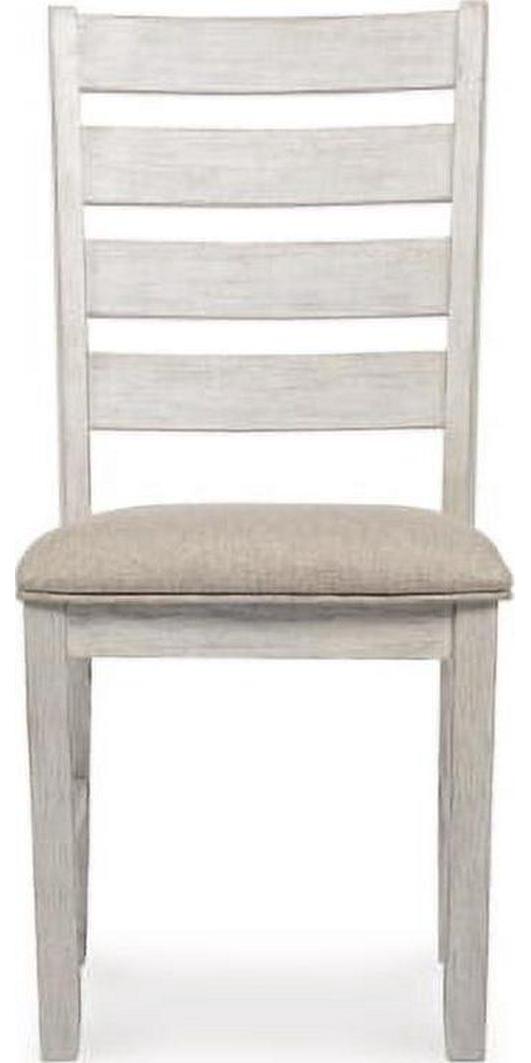 Signature Design by Ashley Skempton Dining Room Chair, Set of 2, White/Light Brown - Image 5