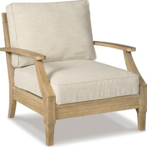 Signature Design by Ashley Contemporary Clare View Lounge Chair with Cushion, Beige