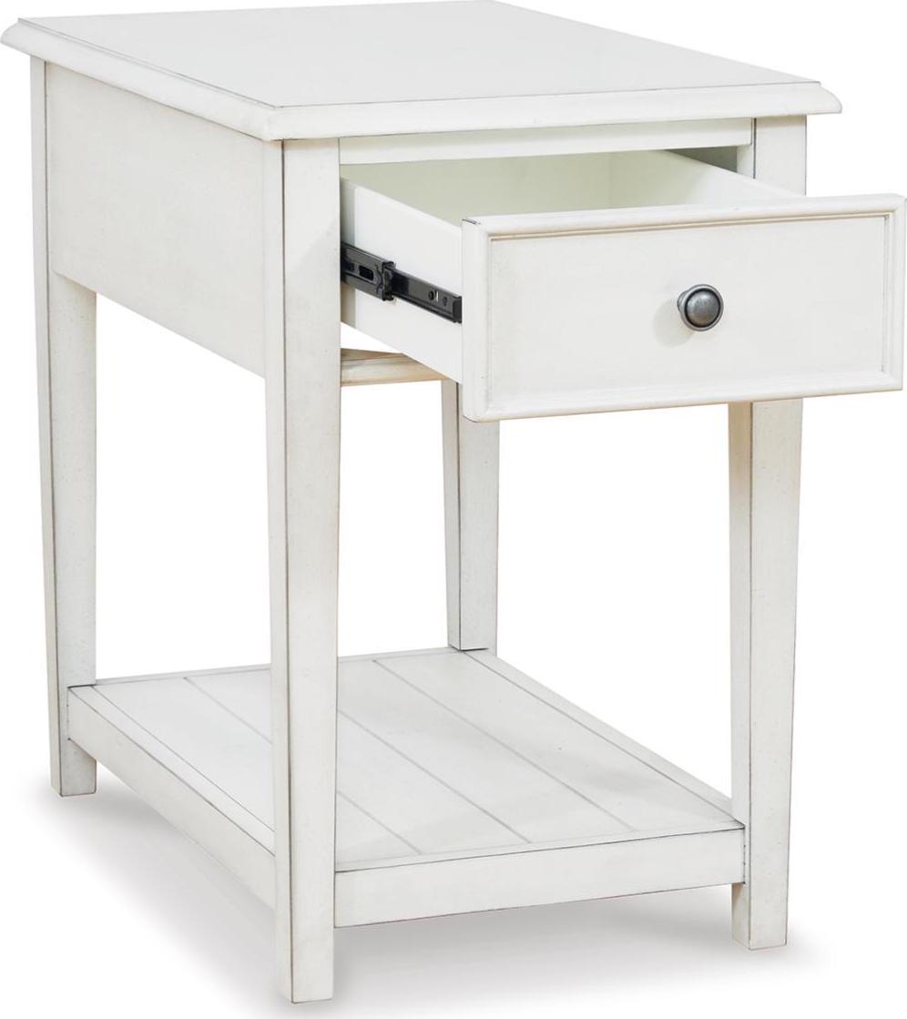 Signature Design by Ashley Contemporary Kanwyn End Table Whitewash - Image 3