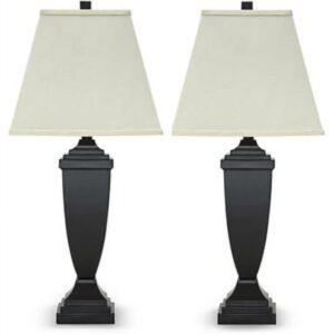 Signature Design by Ashley Traditional Amerigin Table Lamp (Set of 2)  Bronze Finish