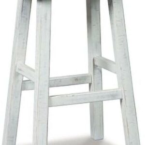 Signature Design by Ashley Glosco Modern Farmhouse 30" Bar Height Saddle Barstool, Set of 2