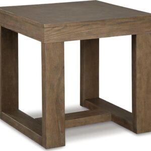 Signature Design by Ashley Contemporary Cariton End Table Gray