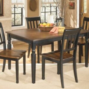 Signature Design by Ashley Casual Owingsville Dining Table Black/Brown
