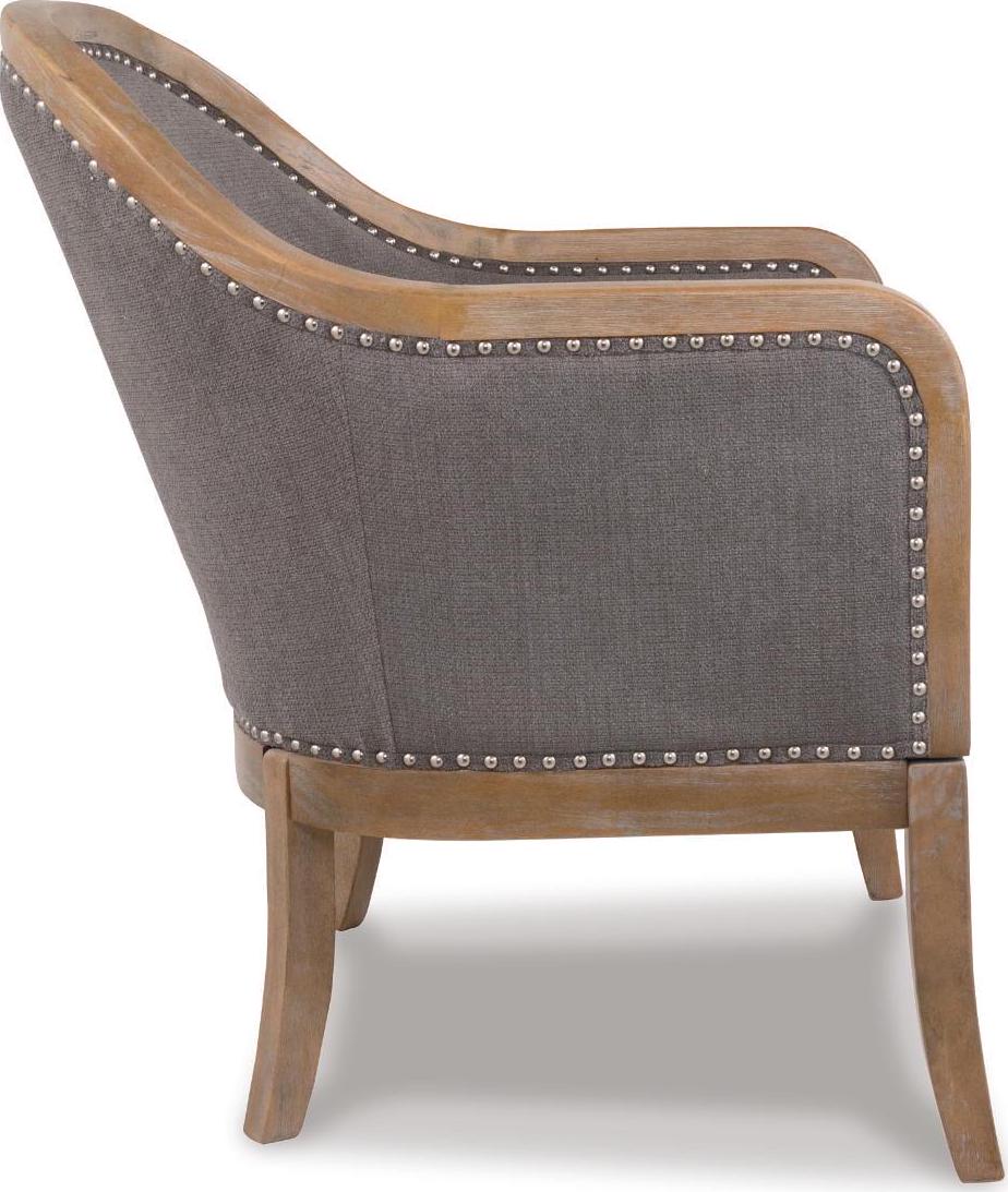 Signature Design by Ashley Contemporary Engineer Accent Chair Brown - Image 5