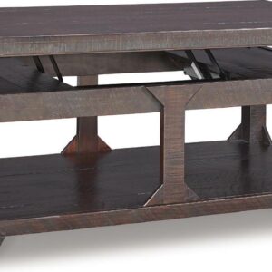 Signature Design by Ashley Casual Rogness Coffee Table with Lift Top Rustic Brown