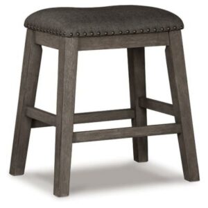 Signature Design by Ashley Caitbrook Rustic 24.4" Counter Height Upholstered Barstool, Set of 2