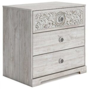 Signature Design by Ashley Casual Paxberry Chest of Drawers Whitewash