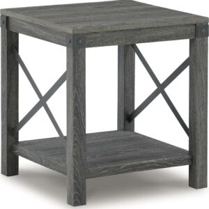 Signature Design by Ashley Casual Freedan End Table, Grayish Brown