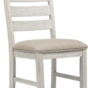 Signature Design by Ashley Skempton Dining Room Chair, Set of 2, White/Light Brown