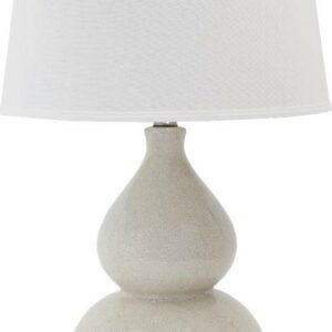 Signature Design by Ashley Contemporary Saffi Table Lamp Cream