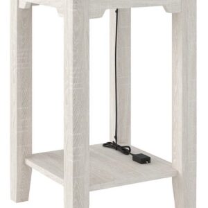Signature Design by Ashley Casual Dorrinson Chairside End Table Two-tone