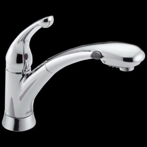 Signature Pullouts Single Handle Pull-Out Kitchen Faucet in Chrome 470-DST