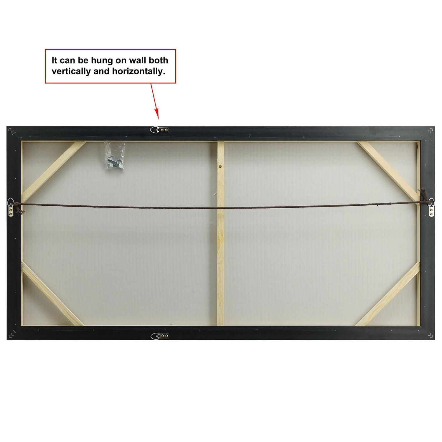 Silver Frequency Textured Hand Painted Canvas Wall Art with Silver Foil by Martin Edwards 24" x 48" - Image 7