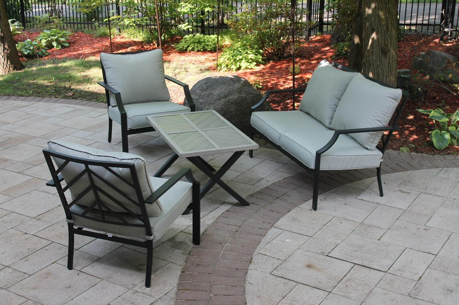 Silver Spring 4 Piece deep Seating set - Image 2