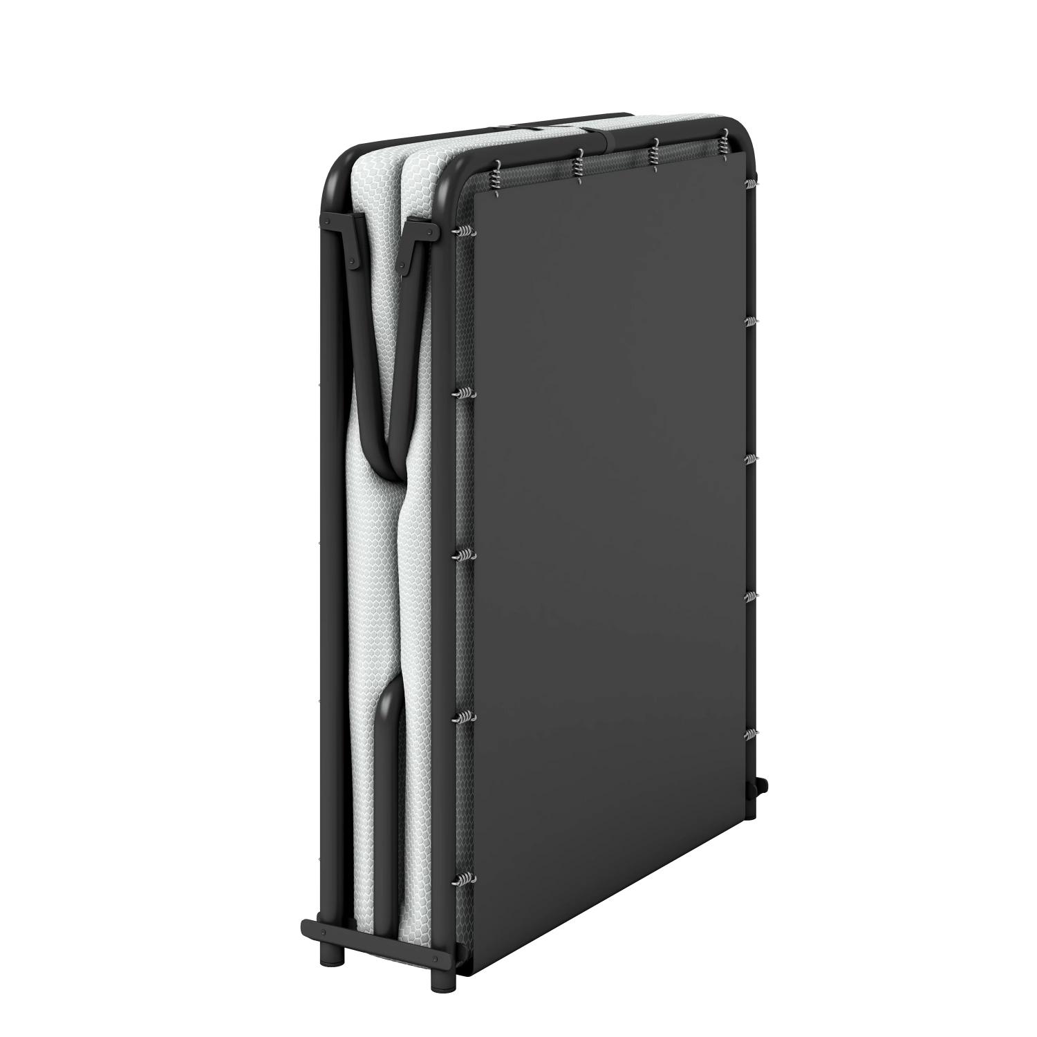 Simmons Beautysleep Twin Size Folding Guest Bed - Easy Storage Memory Foam Mattress with Metal Frame, Washable Cover - Image 4