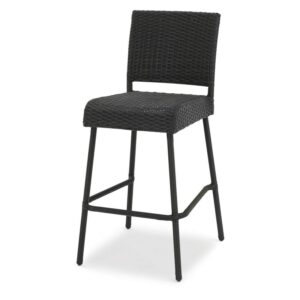 Trestle 29-Inch Outdoors Dark Brown Wicker Barstools (Set of 2)