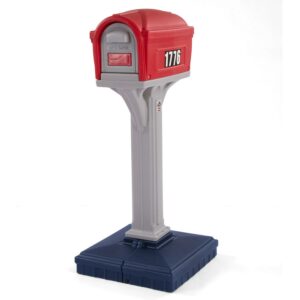 Simplay3 Dig-Free Easy up Classic Mailbox (Americana), Gray