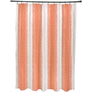 Simply Daisy 71" x 74" Sea Lines Stripe Print Shower Curtain