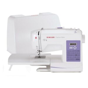 Singer 5560 Fashion Mate Sewing Machine with Dust Cover, Foot Pedal & Extension Table, 4 Piece