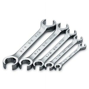 Sk Professional Tools Flare Nut Wrench Set,5 Pieces,6 Pts 381