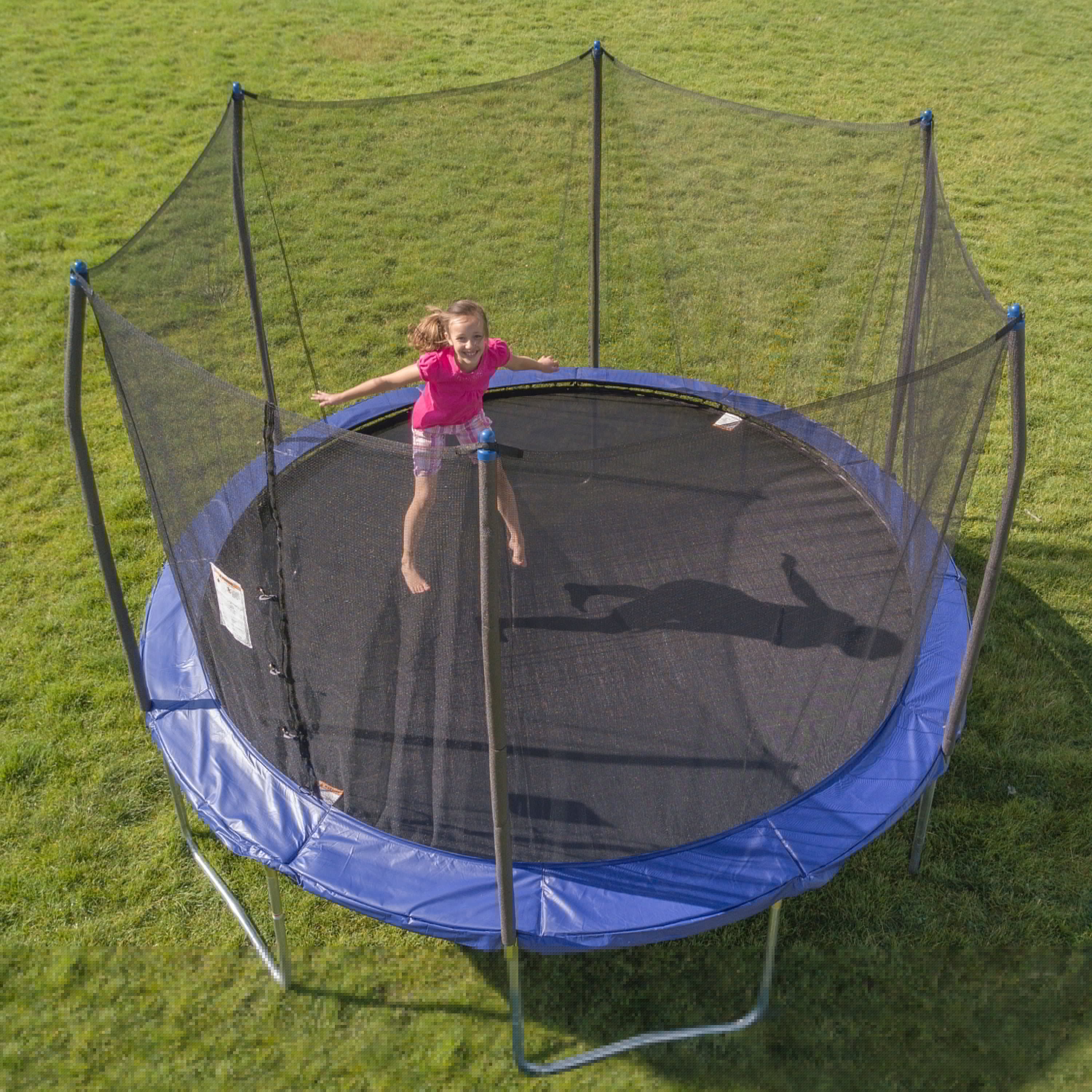 Skywalker Trampolines 12-Foot Round Trampoline with Safety Enclosure Net & Spring Pad - Heavy Duty Outdoor Trampoline for Kids & Adults, Rust-Resistant Steel Frame - Image 4