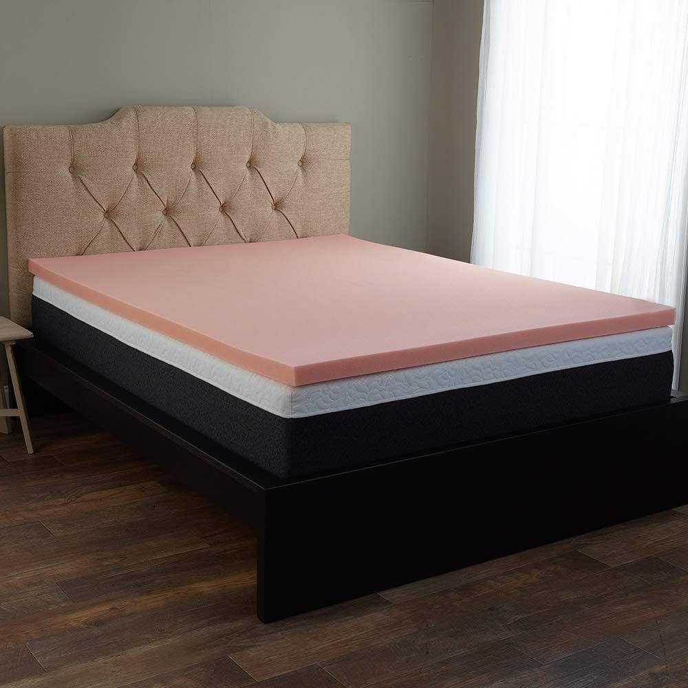 SleepBetter 2" Tranquil Foam Mattress Topper with Cover, Queen - Image 3