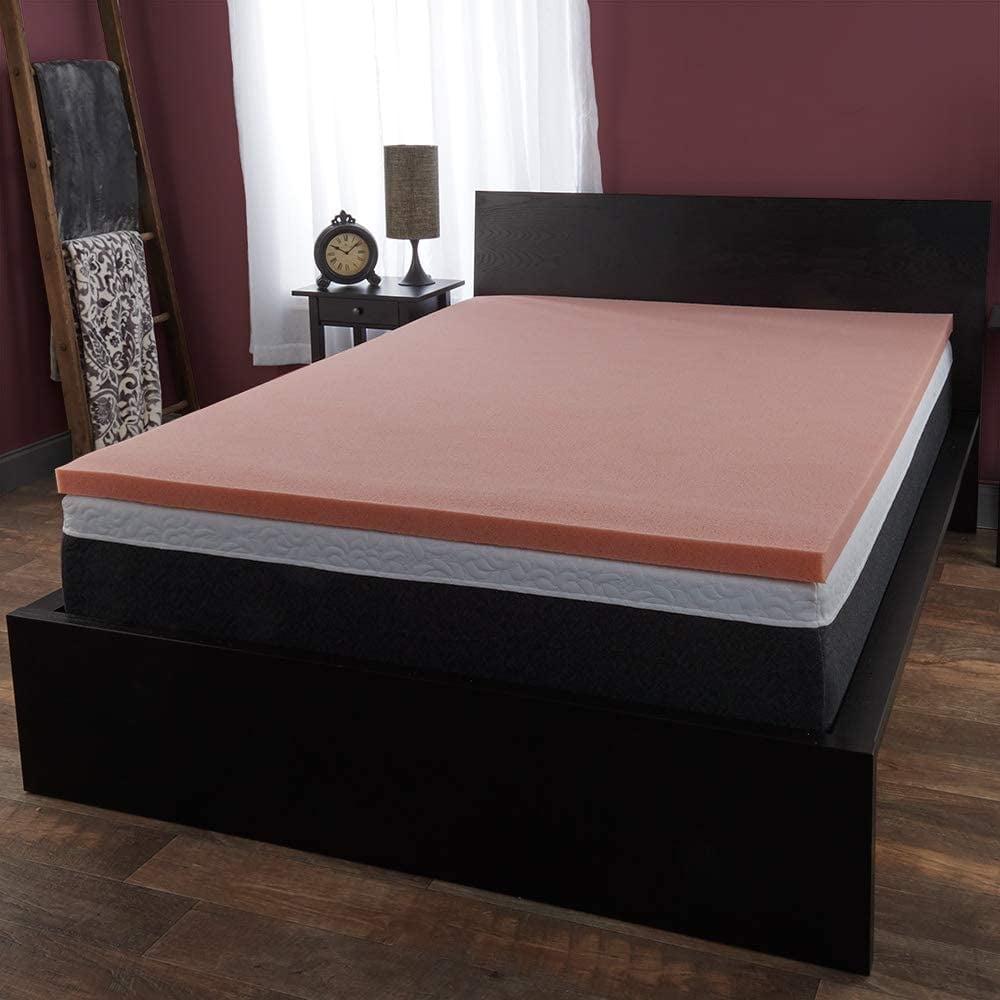 SleepBetter 2" Tranquility Foam Mattress Topper with Cover, Queen - Image 2