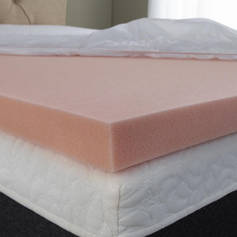 SleepBetter 2" Tranquil Foam Mattress Topper with Cover, Queen - Image 2