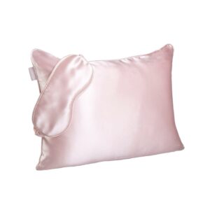 Slip Beauty Sleep To Go, Removable Pillowcase, with Pillow, Pink, Travel Set