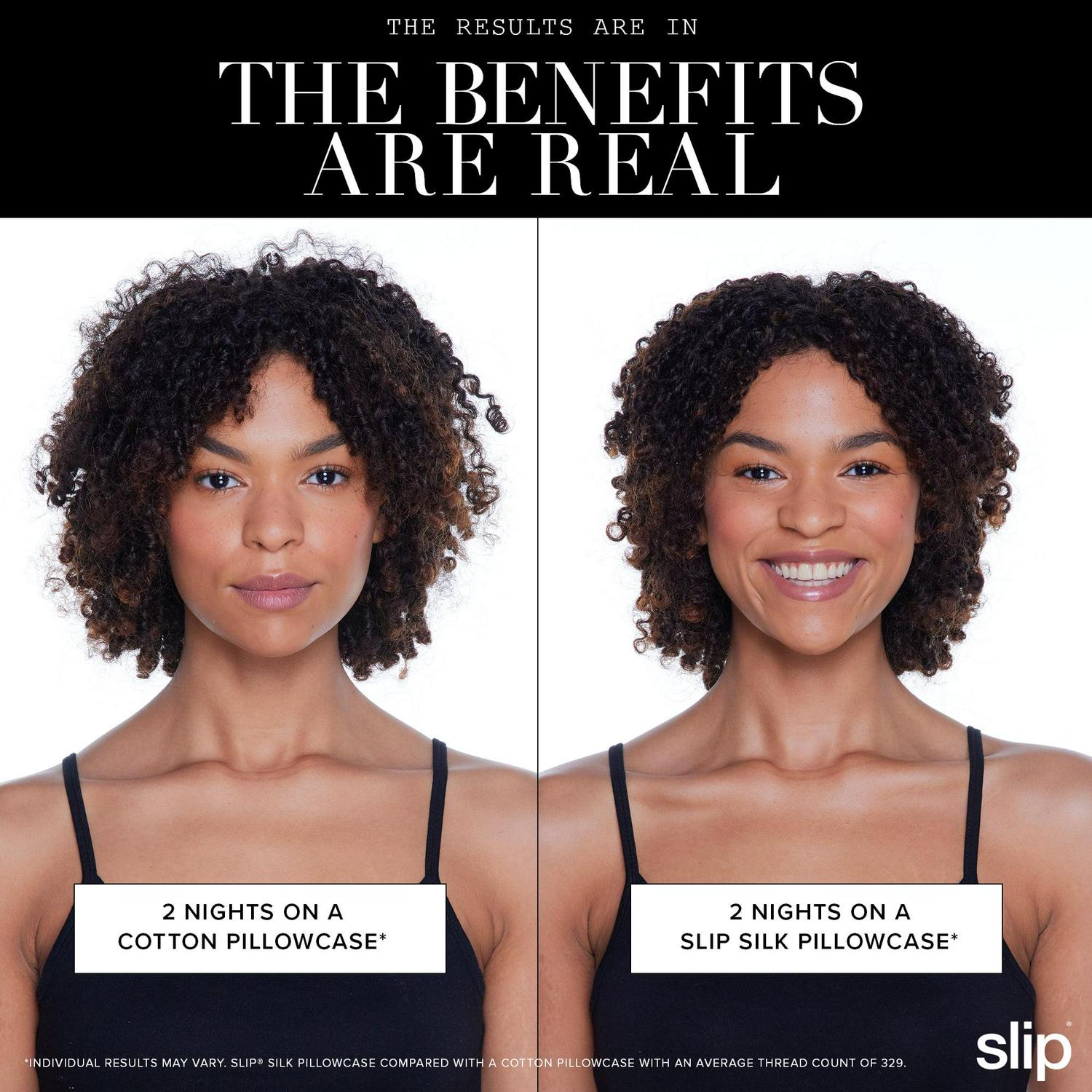 Slip Pure Silk 360 Thread Count Black Silk Pillowcase, King - Image 8