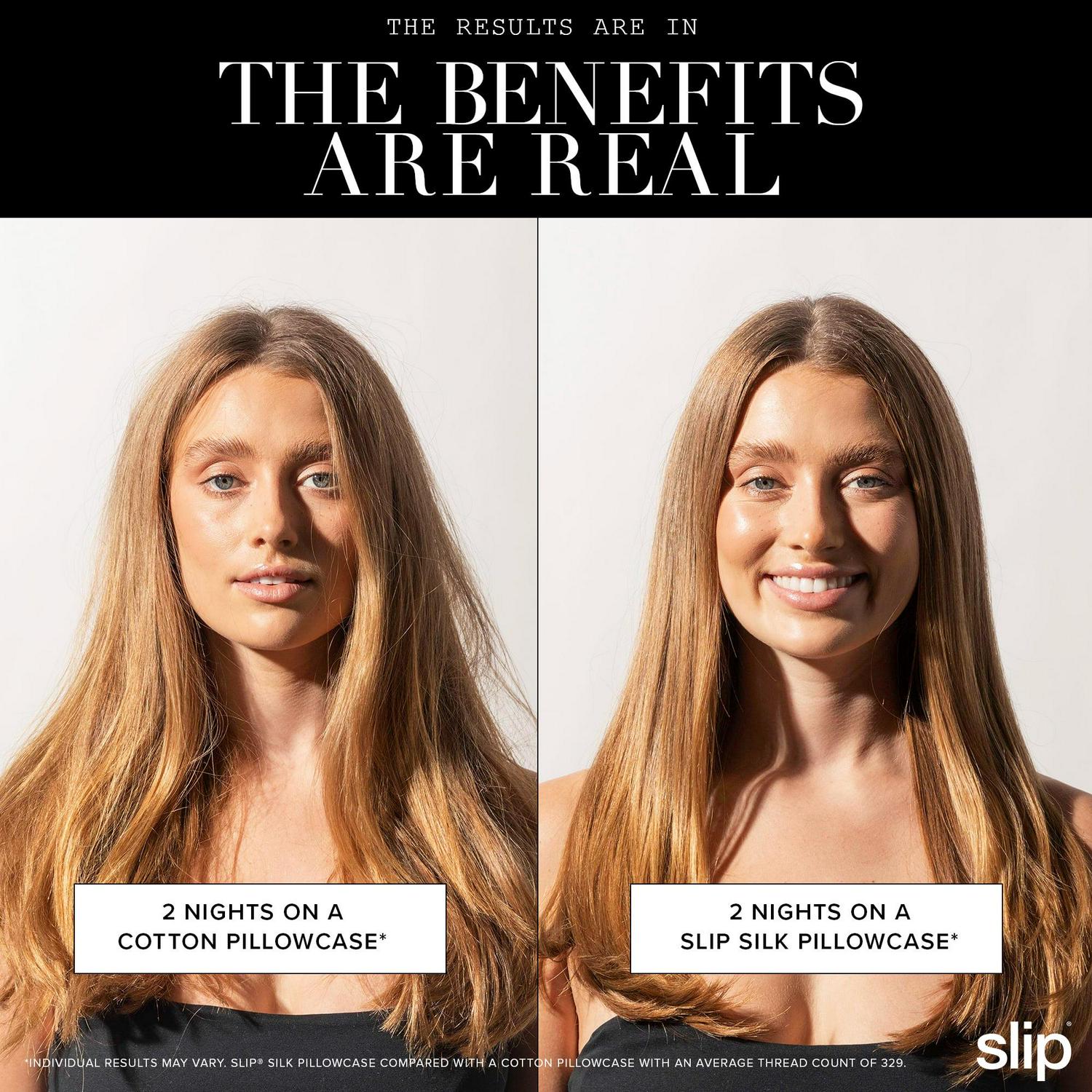 Slip Pure Silk 360 Thread Count Black Silk Pillowcase, King - Image 7