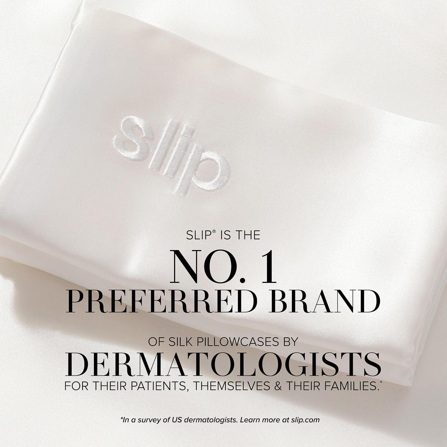 Slip Pure Silk 360 Thread Count Black Silk Pillowcase, King - Image 2