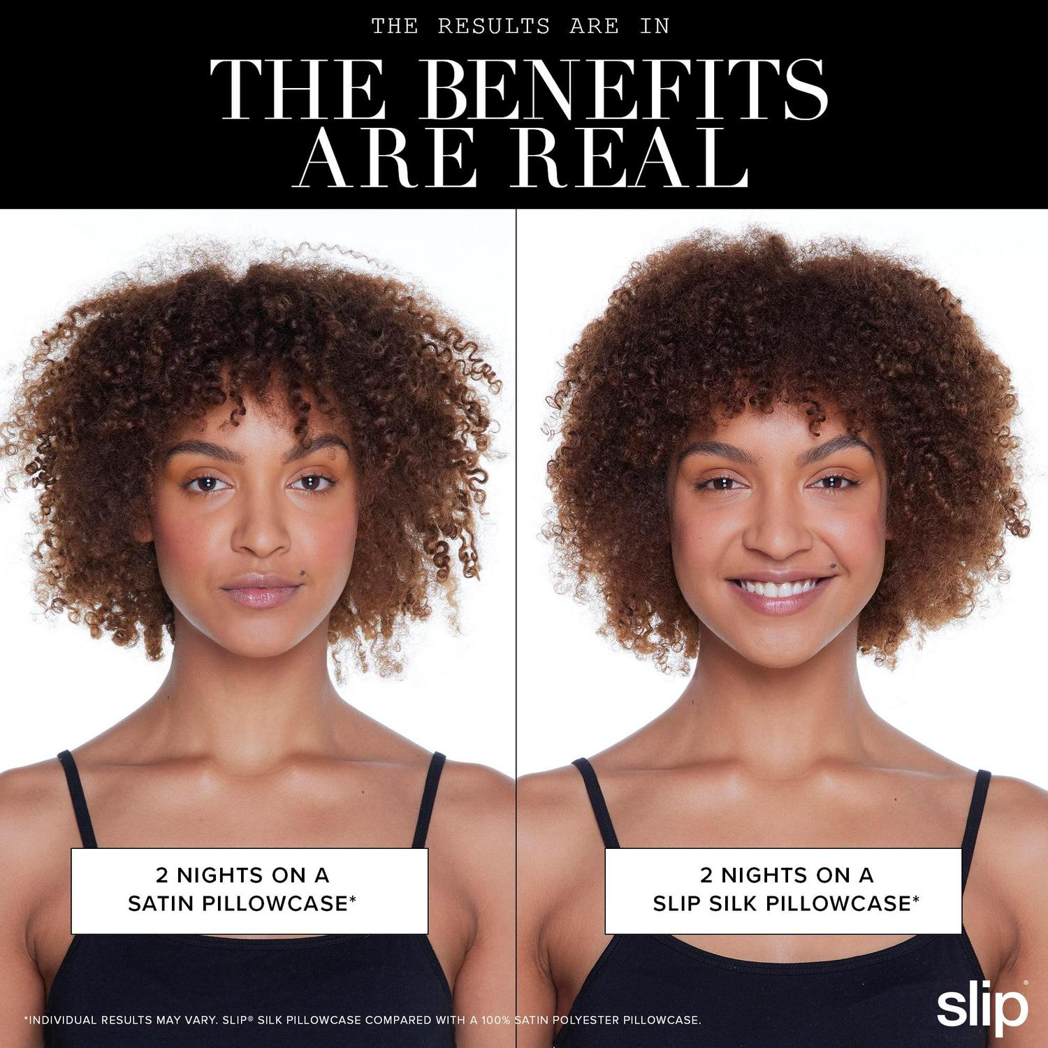 Slip Pure Silk 360 Thread Count Black Silk Pillowcase, King - Image 10