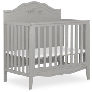 Slumber Baby Jasmine 3 in 1 Convertible Mini Crib, Platinum