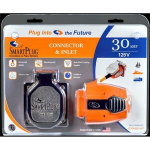 SmartPlug 30 Amp Boatside Inlet & Plug Combo Stainless Steel No Thermostat 30 Amp Boatside Inlet & Plug Combo Stainless Steel No Thermostat
