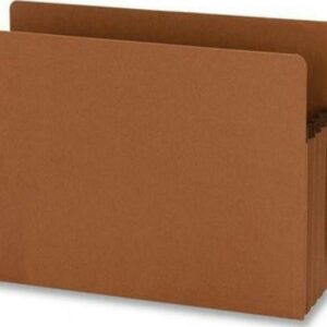 Smead Pocket End Tab Recycled 3-1/2" Exp Ltr 25/BX Redrope 73610