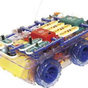 Snap Circuits® R/C Snap Rover Electronics Exploration Science Kit | STEM Radio Control Vehicle for Ages 8+ | SCROV10