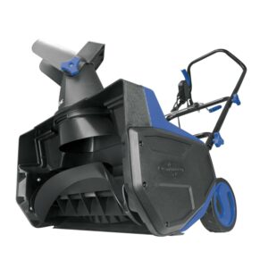 Snow Joe Electric Snow Blower, Snow Thrower for Driveway Snow Removal, Blue, SJ618E