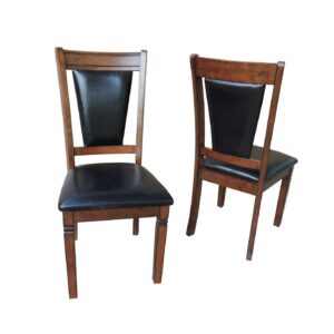 Solid Wood Chair, Set of 2