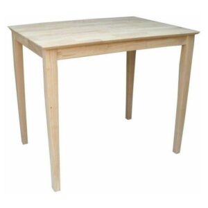 Solid Wood Top Table, Shaker Legs