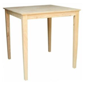 Solid Wood Top Table, Shaker Legs