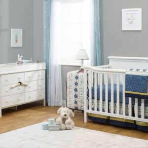 Sorelle Berkley Elite Room In a Box, White | Crib, Dresser, and Hamper